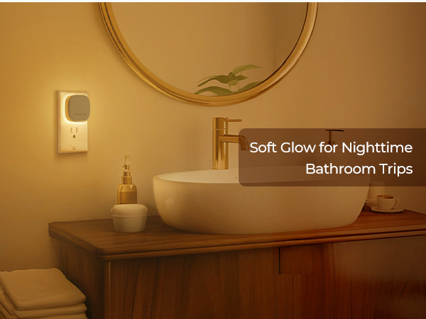Soft Glow for Nighttime Bathroom Trips