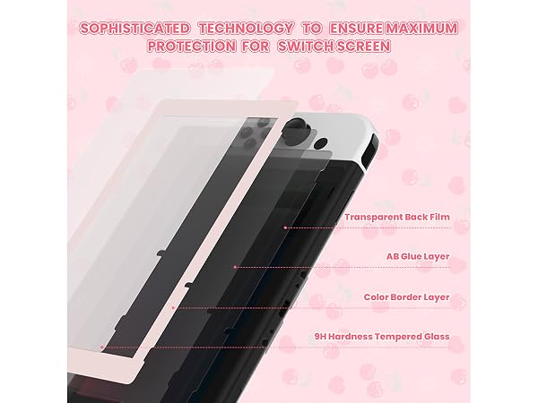 Tempered Glass Screen Protector for Nintendo Switch