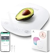 Arboleaf Smart Food Kitchen Scale, 22lb Digital Food Scale with Nutritional Calculator, USB Recha...