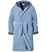 Lacoste Centre Mark Bath Robe — 100% Cotton, Luxury Adult Unisex Hooded Robe, Absorbent, Quick Dr...