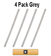 4 Pack Grey Oven Rack Shields
