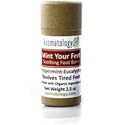 kosmatology Peppermint Eucalyptus Foot Balm – Mint Your Feet | Solid Moisturizer for Dry Cracked ...