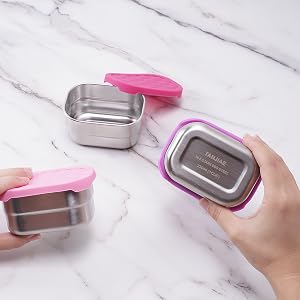snack cups for toddlers small containers with lids portion control container metal lunch box kids