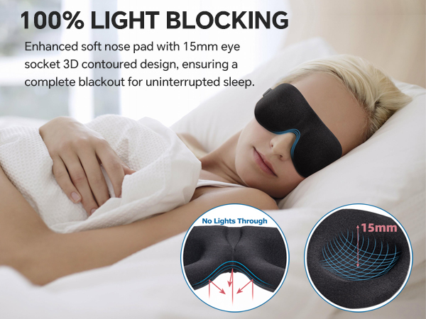 Ergonomic design, fit every head shape, improve insomnia.