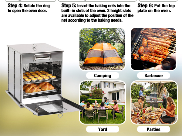 Foldable Camping Oven
