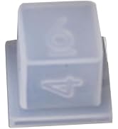White DIY Silicone Resin Casting Molds Crystal Epoxy Mold Dice Fillet Shape Multi-spec Digital Di...