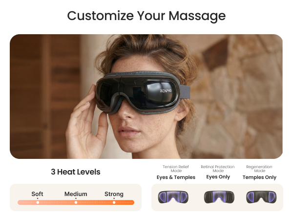 eye massager for migraines