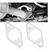 2PCS Car Exhaust Gasket,1.5" 2-Bolt Exhaust Flange Gasket Car Accessories,Professional Exhaust Ma...