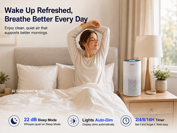 kilo air purifier sleep mode
