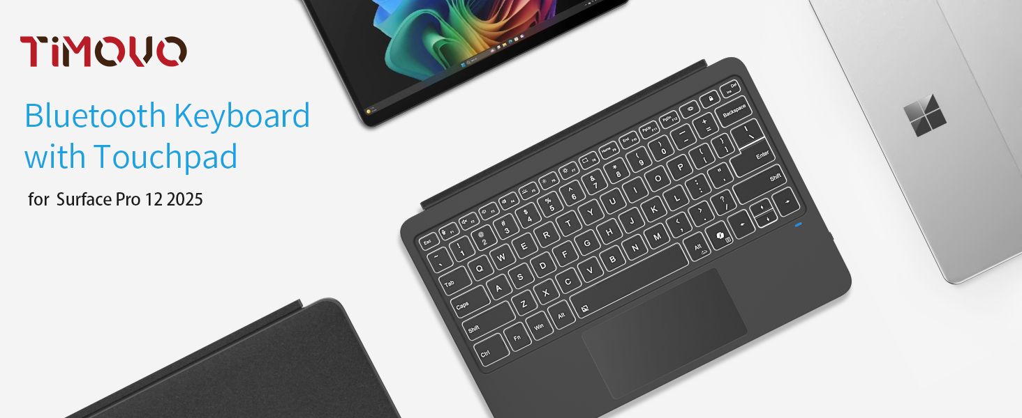 type cover for microsoft surface pro generation 12, surface pro wireless keyboard with touchpad