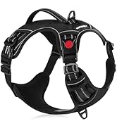 rabbitgoo Dog Harness Medium Sized, No Pull Pet Harness with Soft Padded Handle, Adjustable Refle...