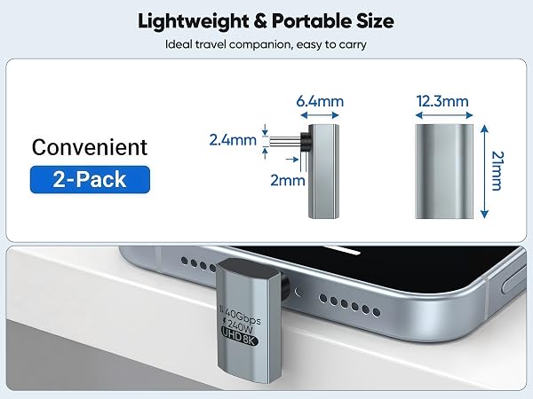 90 degree usb c adapter