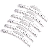 Vintage of Metal Finger Wave Hair Clips Clamps Aluminum Tip Finger Hair Clips Modeling Clamps Sui...