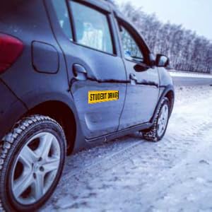 TOTOMO Student Driver Magnet sign freezing cold snow weather