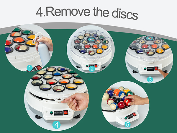 billiard ball cleaner machine pool