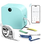 Phomemo Label Maker Machine with Tape, P12 Bluetooth Mini Label Makers Thermal Transfer Ribbon Pr...