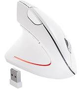 MICOGIMI Left Handed Mouse,Left Handed Ergonomic Mouse, 2.4G USB Wireless Left Handed Vertical Mo...