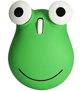 GUGUELEC Frog Shape Wireless Mouse Green