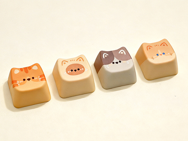 Cat keycaps