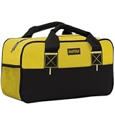 FASTECH 14 Inch Tool Bag, Small Wide Mouth Tool Tote Bag, Waterproof Tool Organizer Bag, Electric...