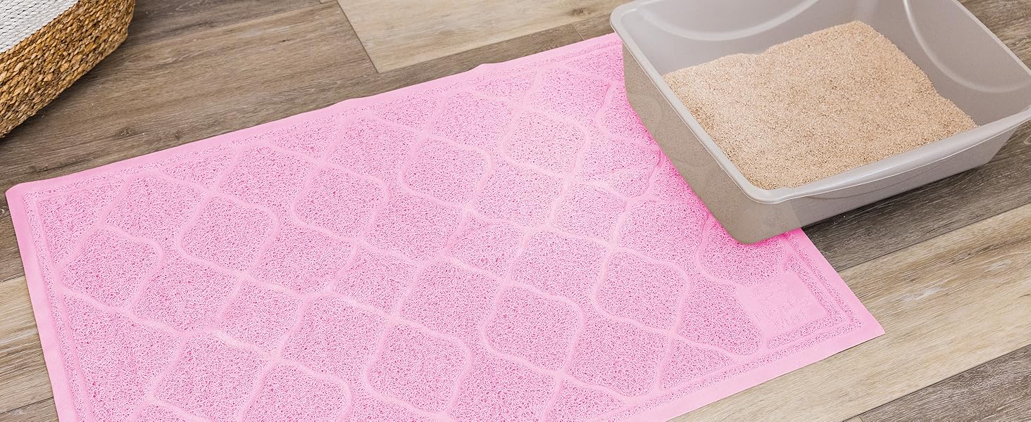 Litter Trapping Mat, Pink