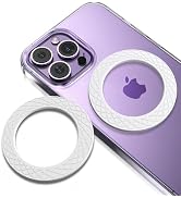 Universal Magnetic Ring for MagSafe Sticker, 2 PCS Strong Magnet Plate for Phone Case, Compatible...