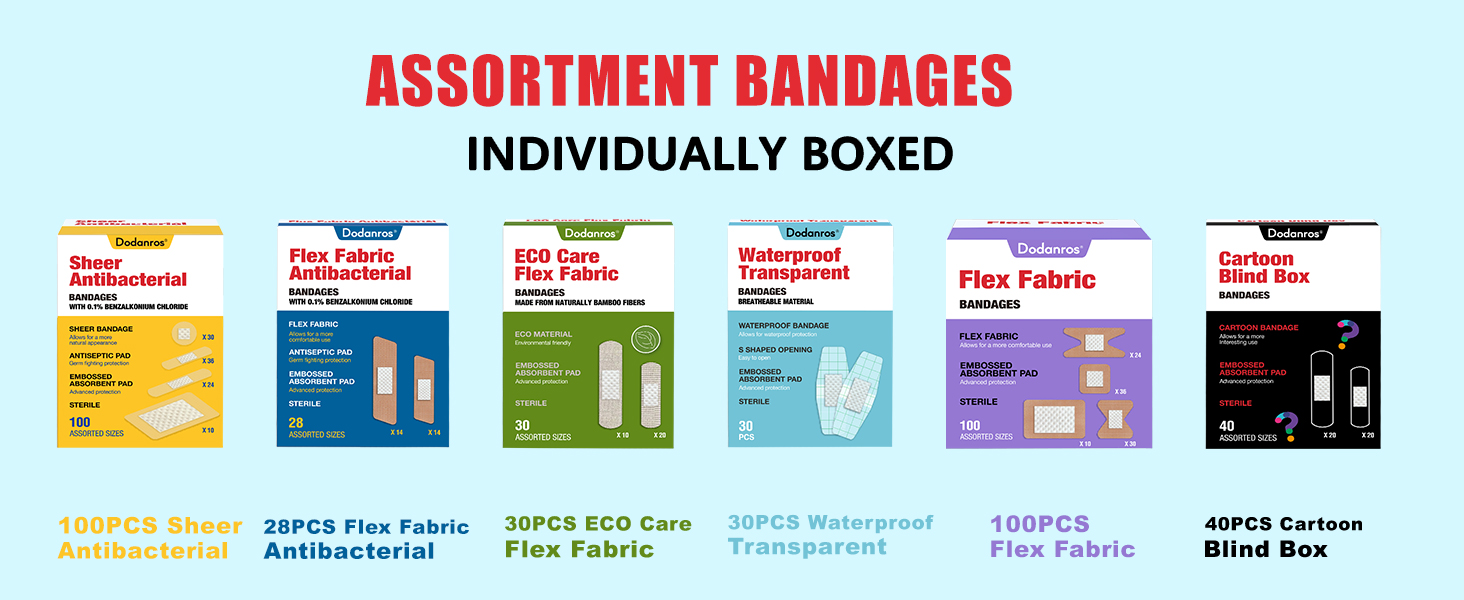 varity pack bandages,varity pack bandais, bandages variety pack
