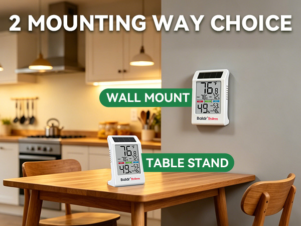 temperature and humidity monitor