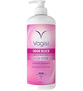Vagisil Feminine Wash for Intimate Area Hygiene, Odor Block, Gynecologist Tested, Hypoallergenic,...