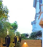 torches outside