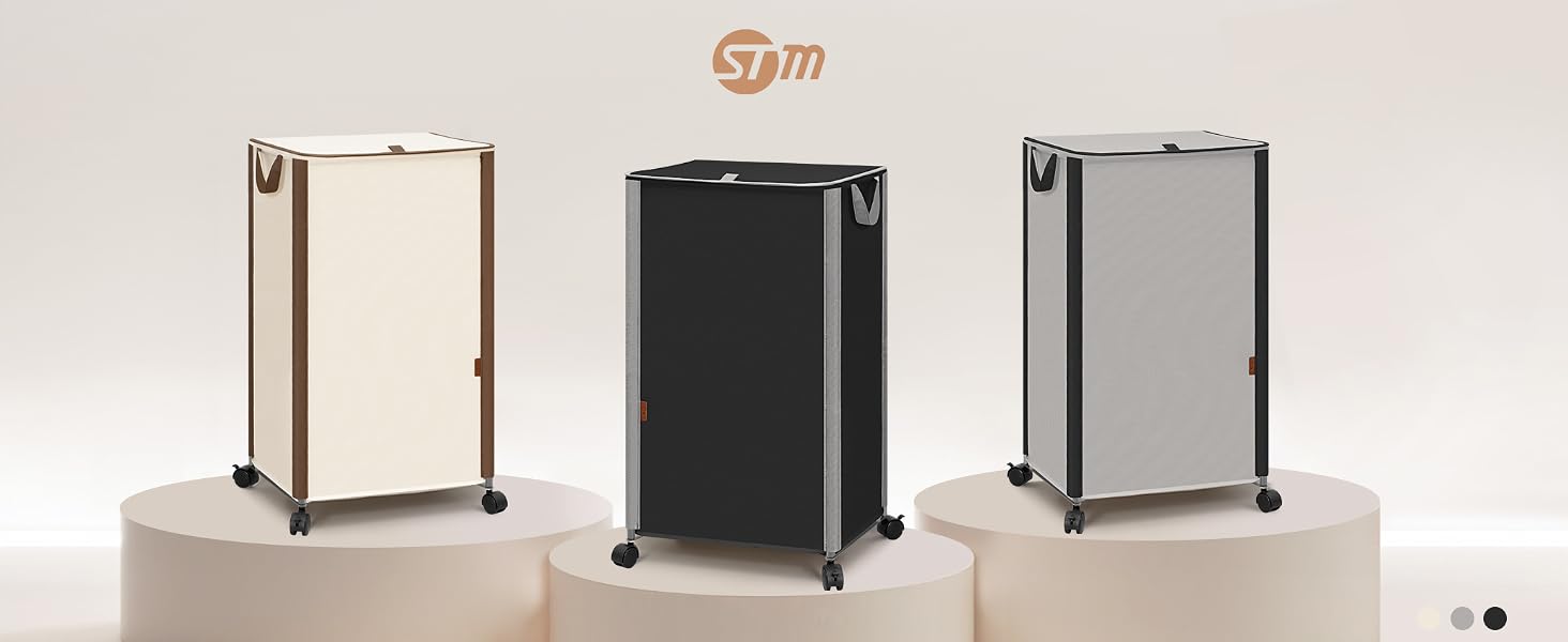 laundry hamper with lid and wheels