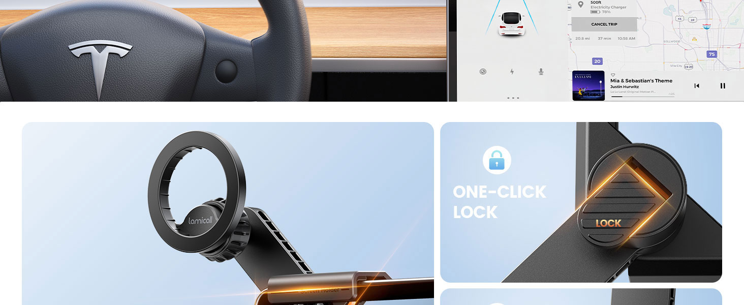 Lamicall Tesla Phone Mount