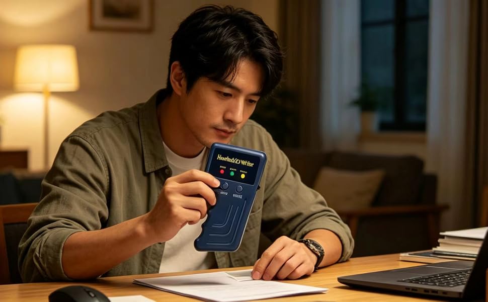 Home scene: using handheld RFID writer to copy access control card