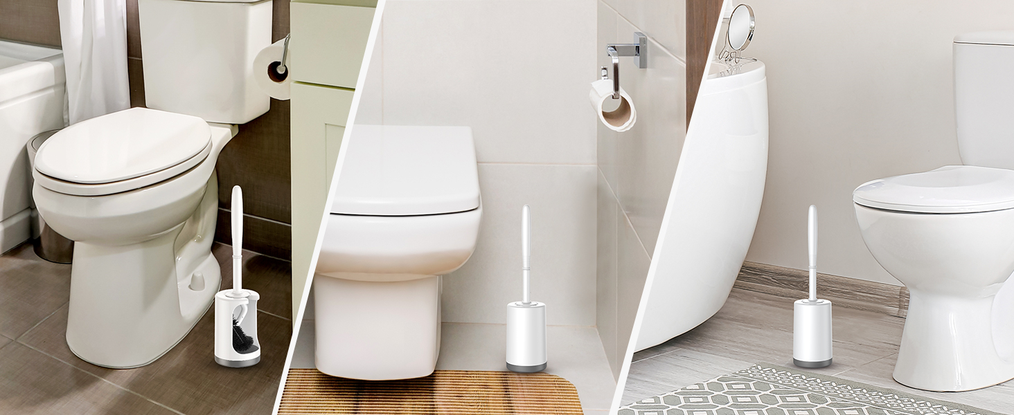 Bathroom Toilet Bowl Brush and Holder