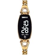 GOSASA Top Brand Electronic Luxury Womens Watch LED Touch Screen Ladies Digital Watches Quart Wat...