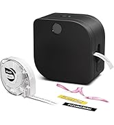 Phomemo P12 Label Maker Machine with Tape, Bluetooth Small Thermal Label Printer with Multiple Te...