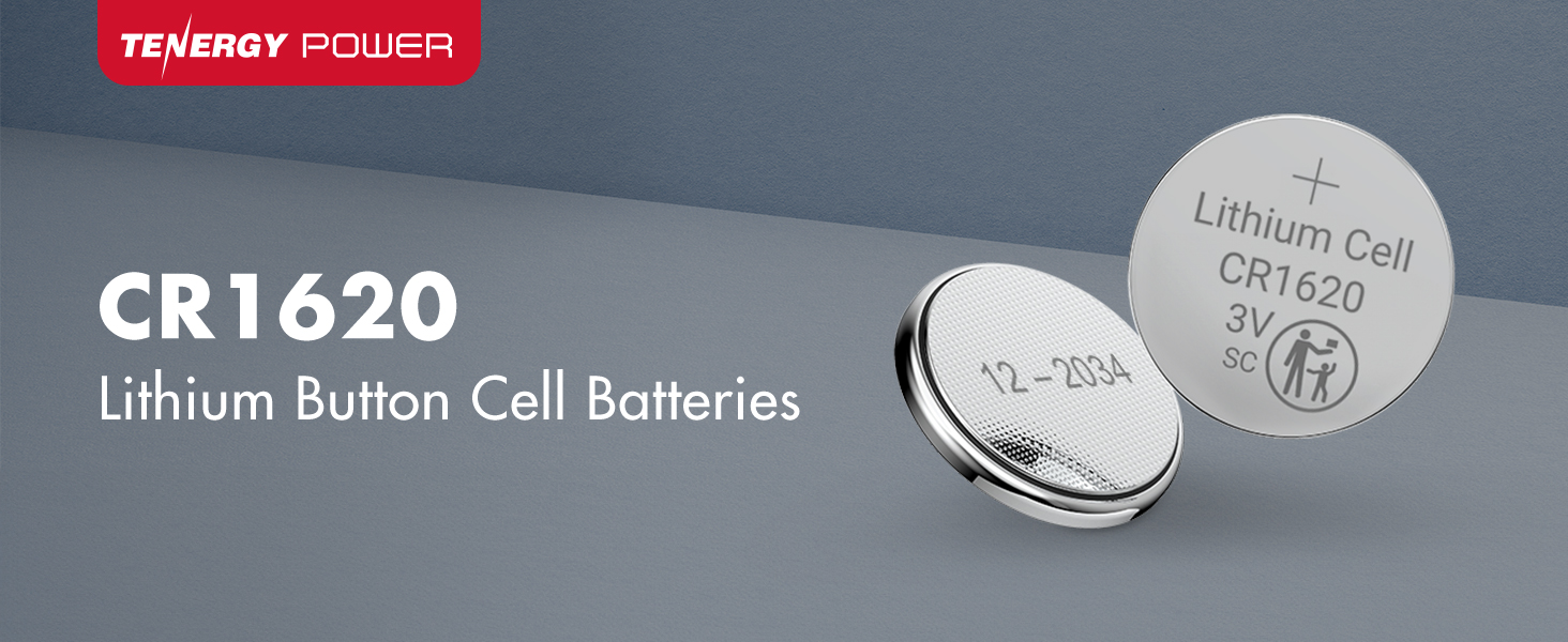 Tenergy CR1620 lithium button cell batteries