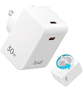 180° Rotating Plug Wall Charger Plug Power Adapter with PD 30W USB-C Charger Block- USB Power Ada...