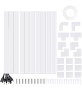 157in Cord Hider Kit, Cord Covers for Wires on Wall, Cable Hider Cord Organizer, Wire Hiders for ...