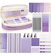 Aesthetic School Supplies with Pencil Pouch - 47Pcs Cute College Essentials Set, Big Capacity Pen...