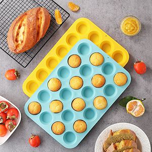 silicone muffin pans for baking