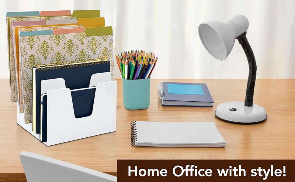 Home Office with Style Organization for folder planner documents