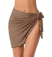 Tournesol Women's Sarong Coverups Short Beach Skirt Sheer Swimsuit Wrap Skrits Bikini Bathing Sui...