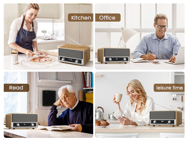 am fm radio with bluetooth for home