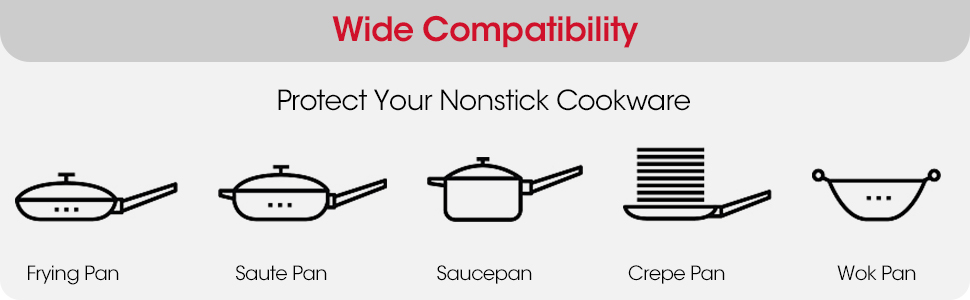 Unicook silicone spatula is great for coated or non-stick cookware, bakeware and electrics.