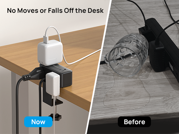 power strip desk