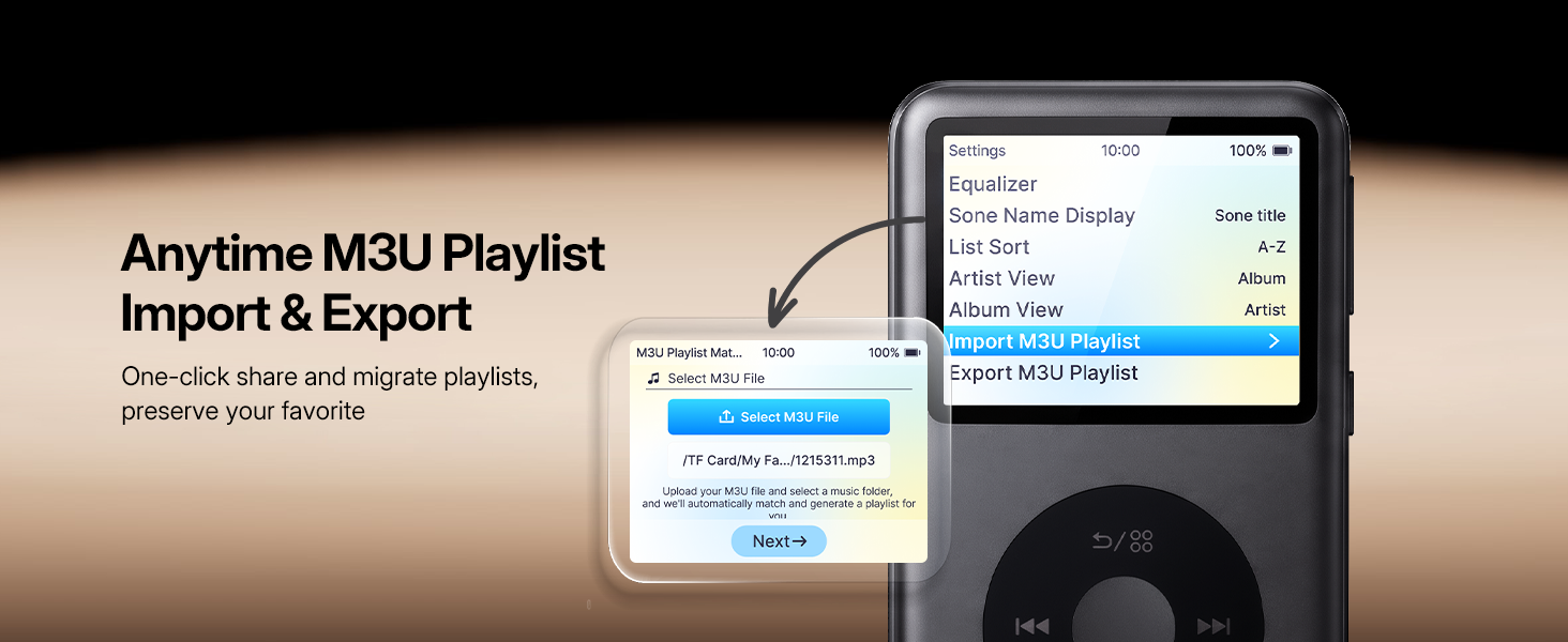 innioasis mp3 player