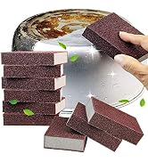 Qovydx 10 Pack Carborundum Sponges Nano Magic Emery Cleaning Sponge Rust Sponge for Pots and Pans...