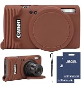 SZHSYJY Case for Canon PowerShot ELPH 360 HS/IXY 650/IXUS 285 HS Camera,Soft Silicone Protective ...