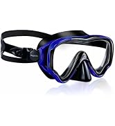 VegoVia Adult Swim Goggles with Nose Cover, 180° Clear Wide View No Leak Diving Mask Pool Goggles...